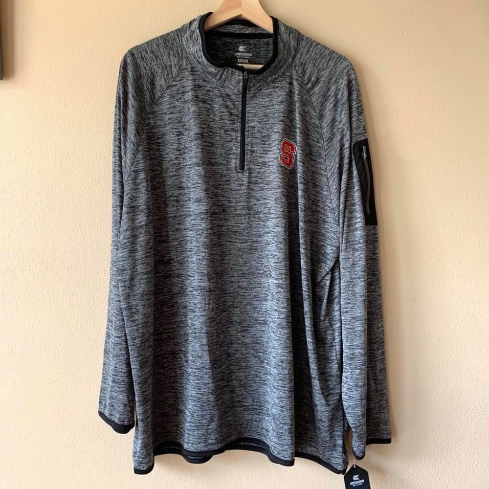 XXL NC State Wolfpack colosseum quarter-zip-jacket